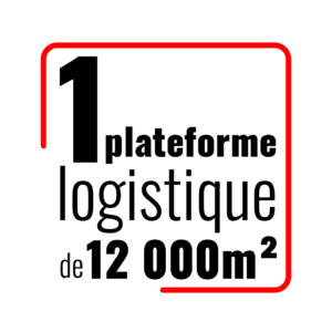 1 plateforme logistique de 12 000m²
