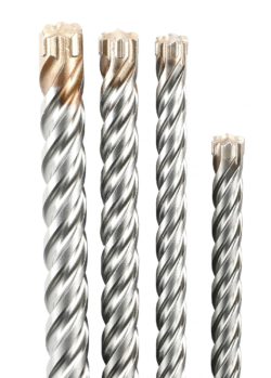 Forets béton SDS Plus HANGER 4 taillants 20x250 20/22/25x450 THOR