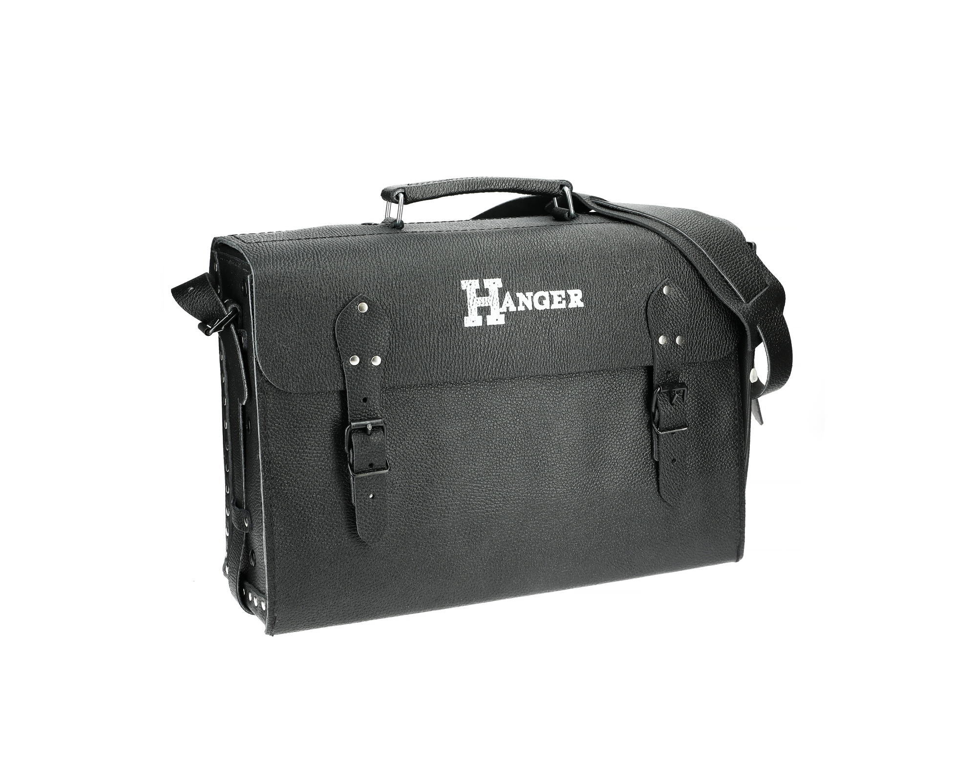 SAC CUIR NOIR PLATEAU P/OUTIL