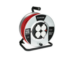 Enrouleur électrique 40 m H07RN-F 3G 2,5 mm flasque acier HANGER  600010