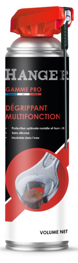 Dégrippant multifonctions avec cobra rouge 400 ml HANGER 700202