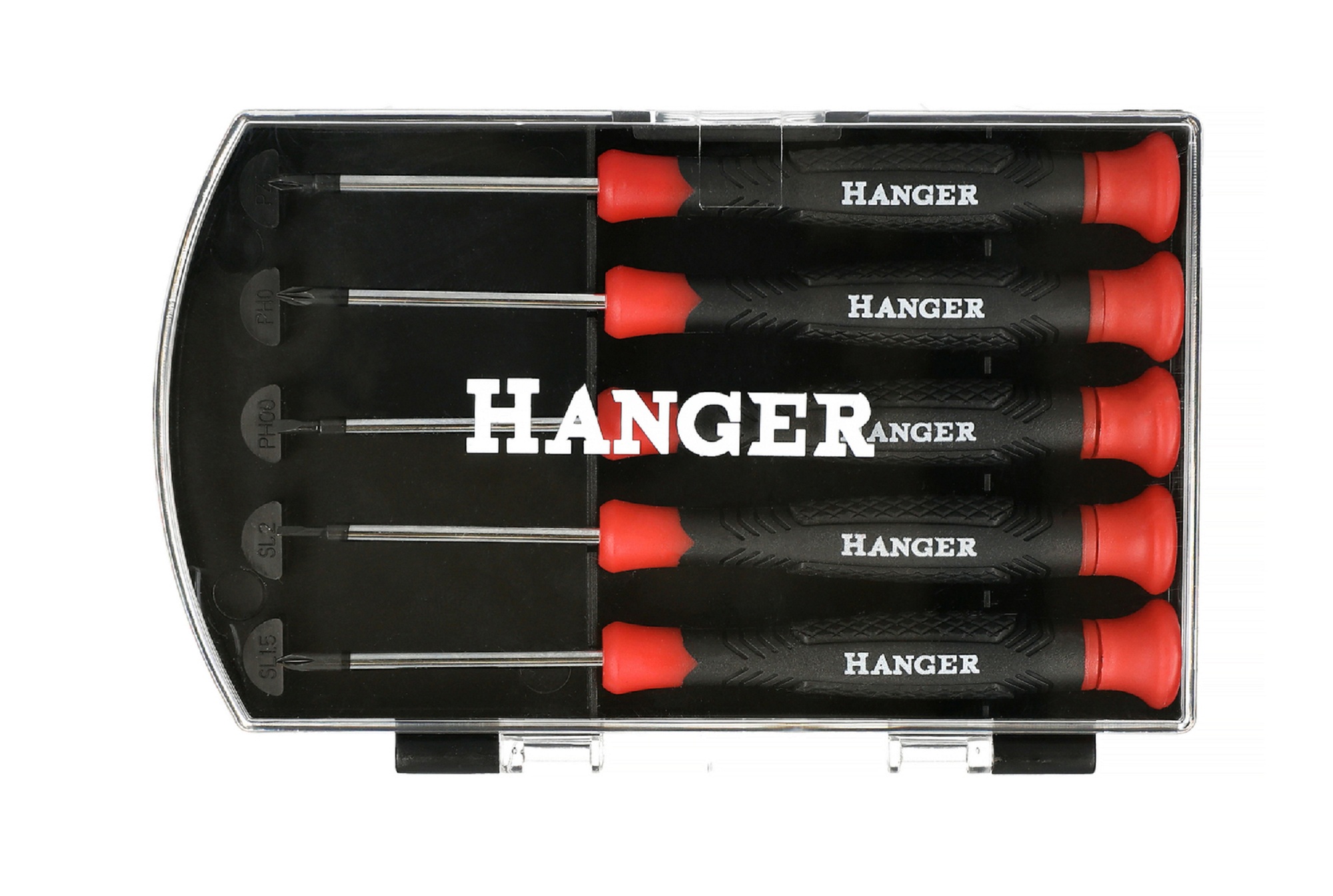 Jeu de 5 tournevis de précision micro HANGER 133092