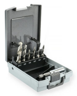 Coffret de 6 forets taraudeurs et porte embout universel HANGER 155898