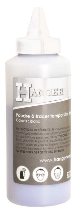 Poudre à tracer blanche 226 g HANGER 100078